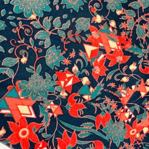 LuLaRoe  Multi Color Leggings One Size NEW Floral - Picture 3 of 3